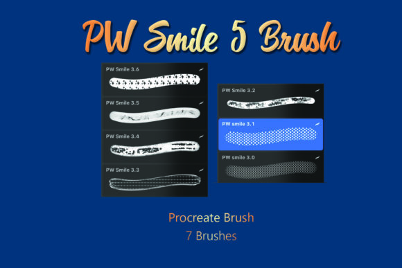 Download Pw Smile 5 Procreate Glitter Brush - Procreate glitter Collection