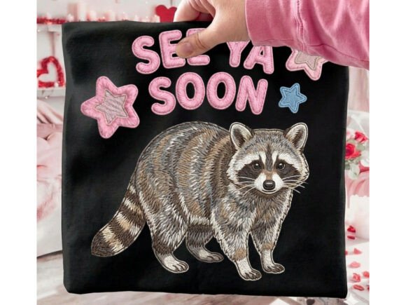 Download See Ya Soon Raccoon Trash Panda Trend Tshirt Design - Premium Bundle