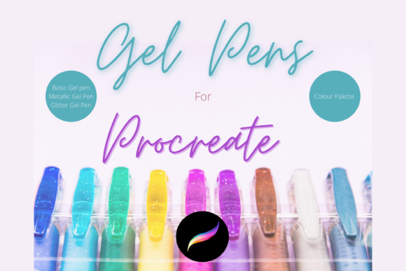 Download Procreate Gel Pen Brushes &amp; Palette - Pen brushes Collection