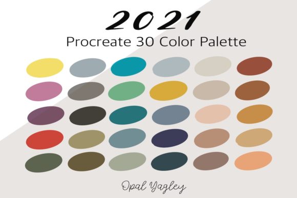 Download 2021 Procreate Trendy Color Palette - Trend Collection